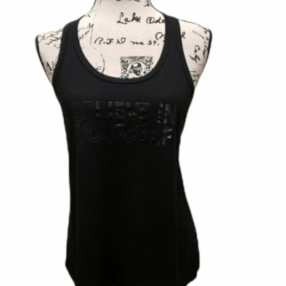 Empowering Black Tank Top